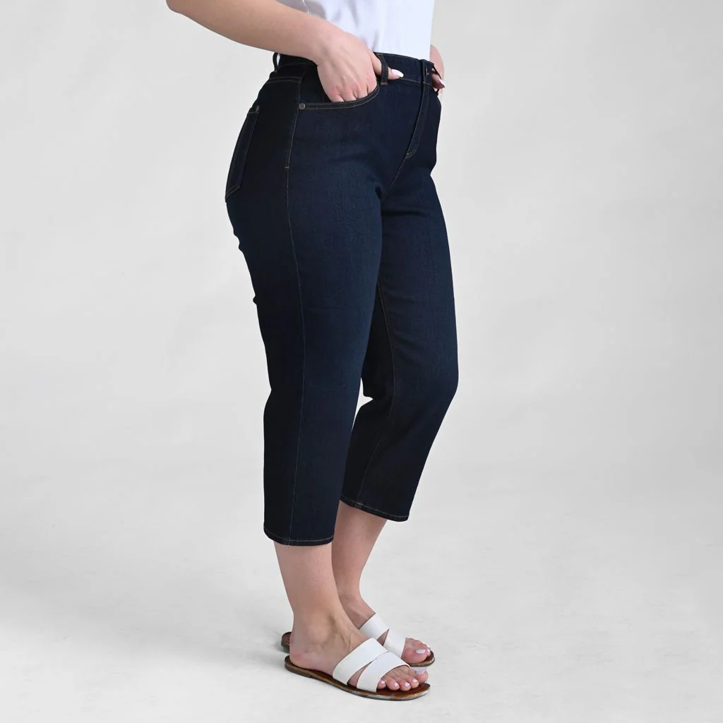 Everyday Denim Relaxed Fit Capri - Image 6