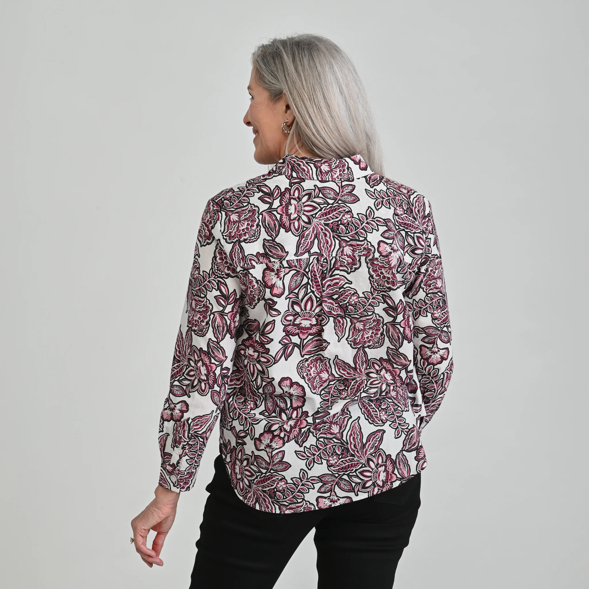 Floral Button Down Shirt - Image 5
