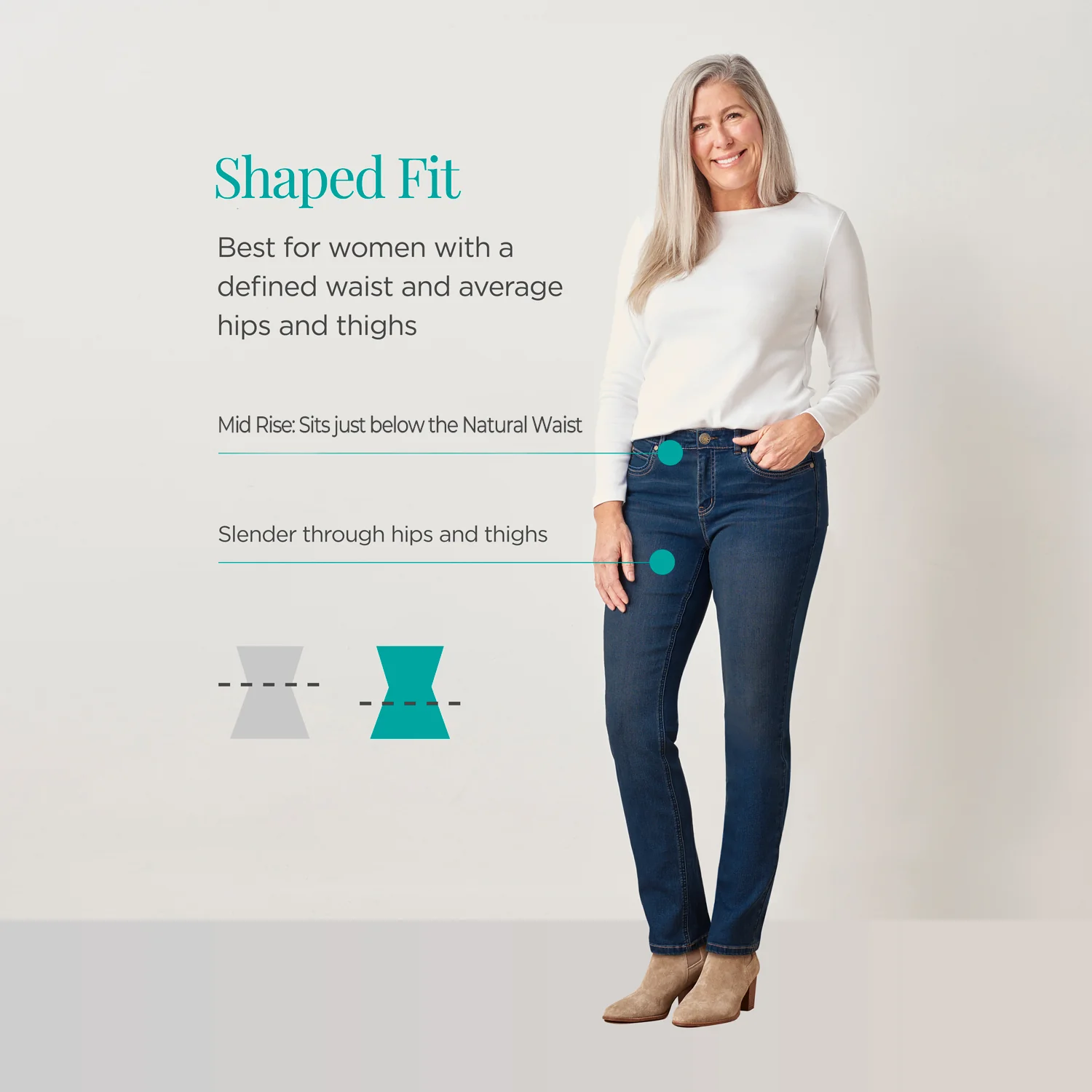 Shaped Fit Jean Trouser - Image 5