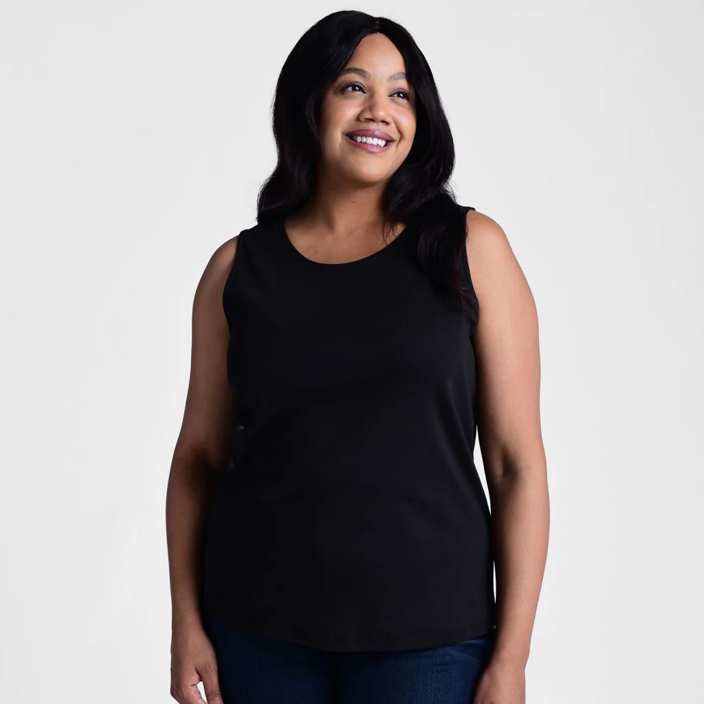 Sleeveless Scoop Neck Perfect Tank - Image 11