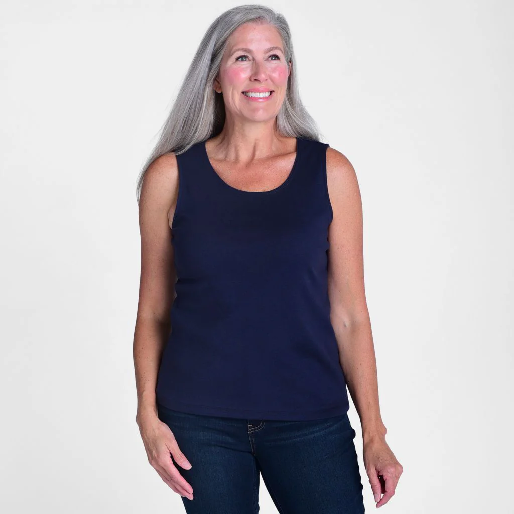 Sleeveless Scoop Neck Perfect Tank - Image 13