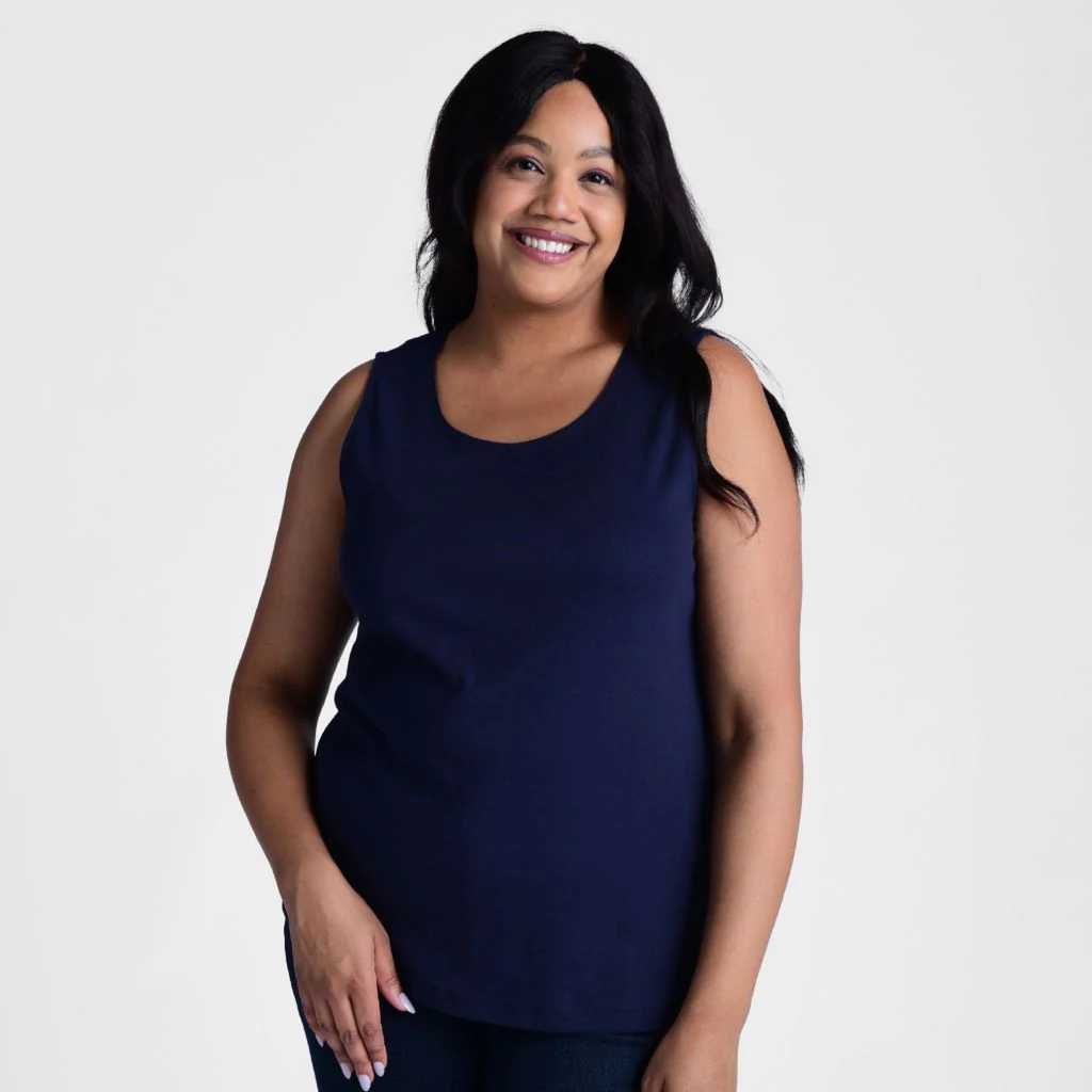 Sleeveless Scoop Neck Perfect Tank - Image 14
