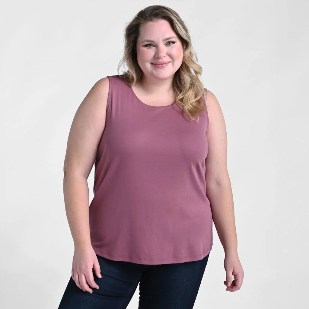 Sleeveless Scoop Neck Perfect Tank - Image 7