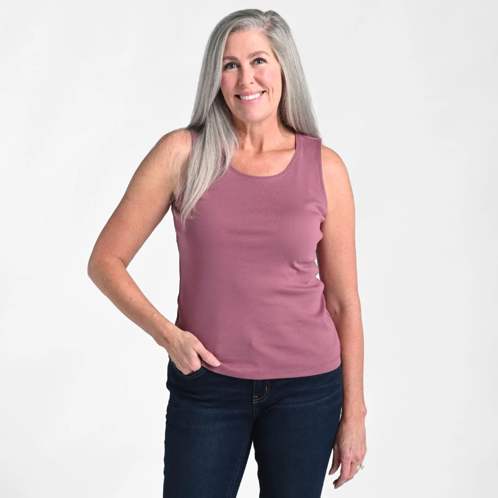 Sleeveless Scoop Neck Perfect Tank - Image 8
