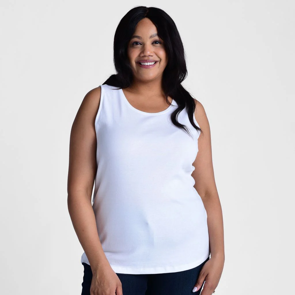 Sleeveless Scoop Neck Perfect Tank - Image 9
